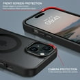 thumbnail image 5 of BENTOBEN iPhone 15 Plus Case Compatible with Mag-Safe, 6.7" Tpu Magnetic Car Mount Support, Anti-Fingerprint Shockproof Protective Cover for iPhone 15 Plus 6.7 inch, Black, 5 of 9
