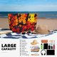 thumbnail image 5 of Fotbe Marigold Flowers In Different Colors Bolsa de Viaje para Playa - Resistente al Agua, Bolsa Tote de Gran Capacidad y Ligera con 7 Bolsillos para Mujeres y Hombres, 5 of 7