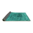 thumbnail image 2 of Ahgly Company Indoor Rectangle Oriental Turquoise Blue Industrial Area Rugs, 3' x 5', 2 of 4