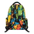 thumbnail image 2 of FKELYI Tractor Graffiti Print School Backpack for Kids 17 Inch Schoolbag with Multi-Pockets Primary School Bookbag Casual Daypack Travel Bag for Elementary Student, 2 of 7