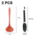 thumbnail image 2 of Olla antiadherente, cuchara para el hogar, clip de silicona para alimentos de acero inoxidable, utensilios de cocina de silicona todo en uno, 2 of 5