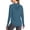 Navy, variant on Bosfbaoi Tops for Women UPF 50 Hooded Thumb Hole Curved Hem Long Sleeve Womens Tops UV Protection Athletic Sun Hoodies