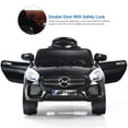 thumbnail image 4 of Costway 6V Kids Ride On Car RC Remote Control Battery Powered w/ LED Lights MP3 Black, 4 of 10