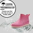 thumbnail image 2 of AUXDIQ Women Rain Boots Outdoor Garden Boots Waterproof Ankle Rain Shoes, 2 of 6