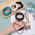 thumbnail image 2 of HAOAN 1Roll 21.9 Yards Genuine Round Leather String Cord 3mm Rope for Saddle Brown Leather String Cord for Making Necklaces Bracelets Braiding Wraps Crafts and Hobby Projects, 2 of 5