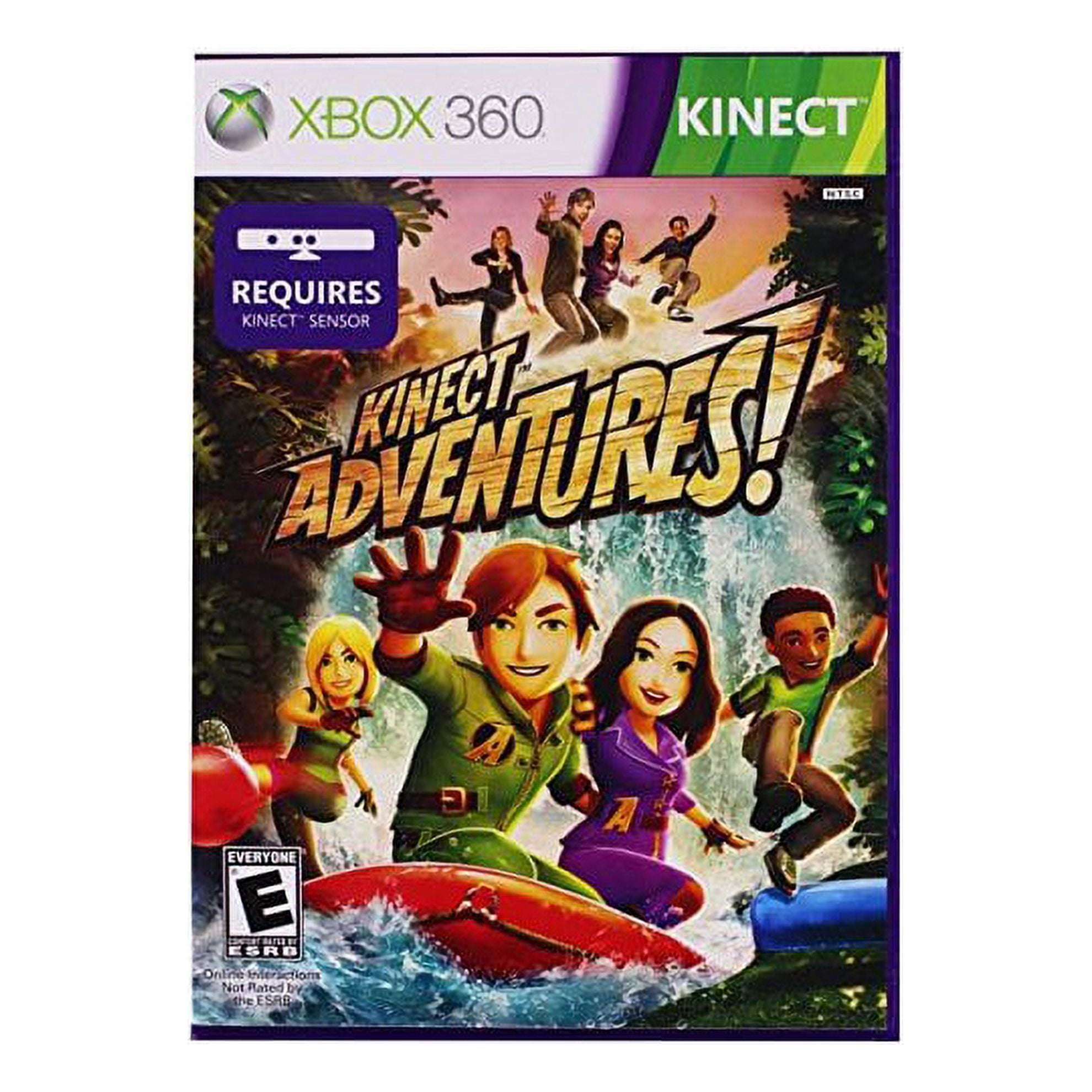 Kinect Adventures! Xbox 360 Microsoft Game Whole Family Fun! Excellent Con
