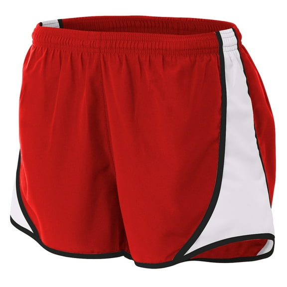 A4 3" Speed Short For Women in Scarlet/White | NW5341