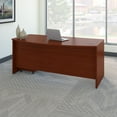thumbnail image 3 of Bush Business Furniture Series C 72W Bow Front Desk with Drawers by  Mahogany Mahogany Finish, 3 of 5