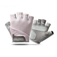 thumbnail image 4 of Kids Teen Half Finger Gloves Non Grip for Bike Riding Scooter Outdoor Sports Youth Fingerless Sports Gloves Pink 8 Years-10 Years, 4 of 4