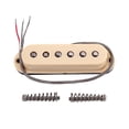 thumbnail image 1 of Esquirla Guitare Électrique Humbucker Micro Manche / Pont Intermédiaire Micros Pièces Accs Beige 50mm, 1 of 6