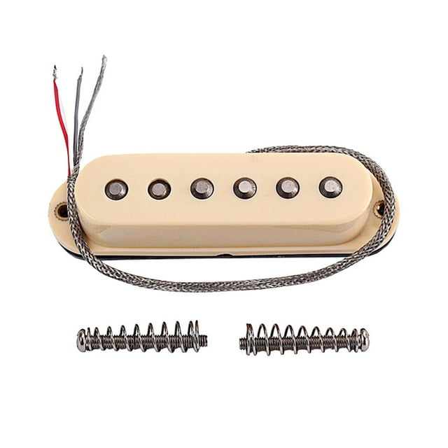 Esquirla Guitare Électrique Humbucker Micro Manche / Pont Intermédiaire Micros Pièces Accs Beige 50mm