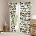 thumbnail image 3 of Manfei Pike Fish Blackout Curtains Set of 2 (52x84 Each),Old Barn Door Window Curtains,Animals Marine Life Curtains and Drapes For Teens,Microfiber Bedroom Decor, 3 of 6