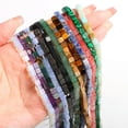 thumbnail image 4 of 4mm Square Beads Gemstone Crystals Cubes Loose Spacer Strand Jewelry DIY Making, 4 of 4