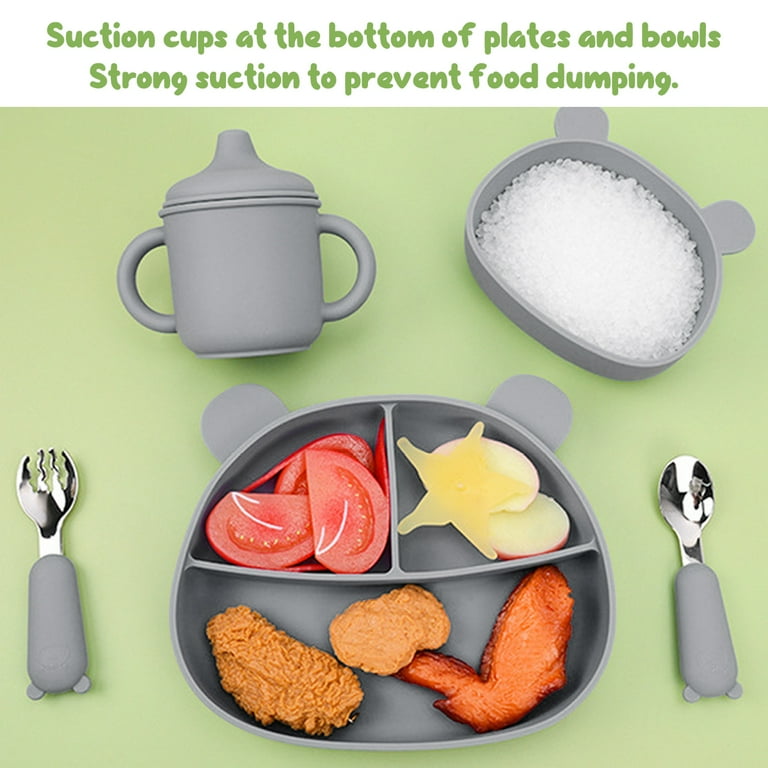 Silicone Bear Feeding Set