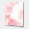 thumbnail image 3 of Designart ' Abstract Splashes of Pink Flowers I ' Modern Canvas Wall Art Print, 3 of 4