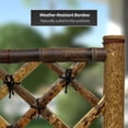thumbnail image 3 of Hoshi Zen Garden Fence Panel - Burnt Bamboo, 3 of 4