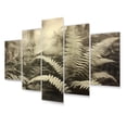 thumbnail image 2 of Designart "Scenic Beauty of Green Ferns V" Floral Metal Wall Décor Set, 2 of 5