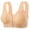 Beige-E, variant on Daisy Bras for Older Women Front Closure Bras Push Up Bra No Underwire Plus Size Front Button Bra Breathable Bra Purple