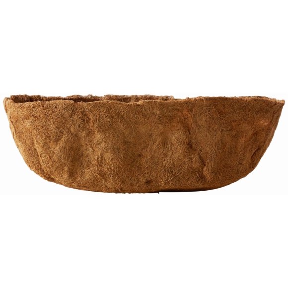 Bosmere Doublure Coco de Remplacement Pré-Formée de 24 Pouces avec Terre Humide pour Panier de Fenêtre