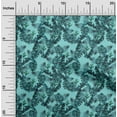 thumbnail image 2 of oneOone Polyester Spandex Turquoise Blue Fabric Tropical Sewing Material Print Fabric By The Yard 56 Inch Wide, 2 of 5