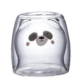 thumbnail image 1 of Bewildely Vaso de agua de vidrio de dibujos animados bonitos de doble capa de repuesto para niños aislamiento térmico resistente al calor Utensilios de cocina Tipo 2, 1 of 6