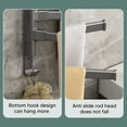 thumbnail image 4 of Swivel Towel Rack, Multi Arm Towel Bar With Wall Mounted 180 Rotation, Punch Free Bathroom Towel Rack Wall Mounted Bathroom Corner Hanging Rod, 4 of 8