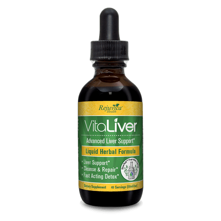 VitaLiver - Advanced Liver Cleanse & Detox Supplement | All-Natural Liquid for 2X Absorption | Milk Thistle, Chanca Piedra, Artichoke & (Best Foods For Your Liver)