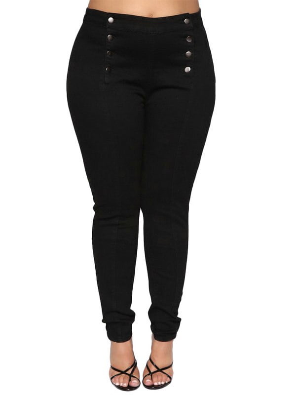 black high waisted jeans walmart