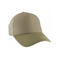 thumbnail image 2 of Gravity Threads Smile Face Adjustable Trucker Hat - Khaki, 2 of 2
