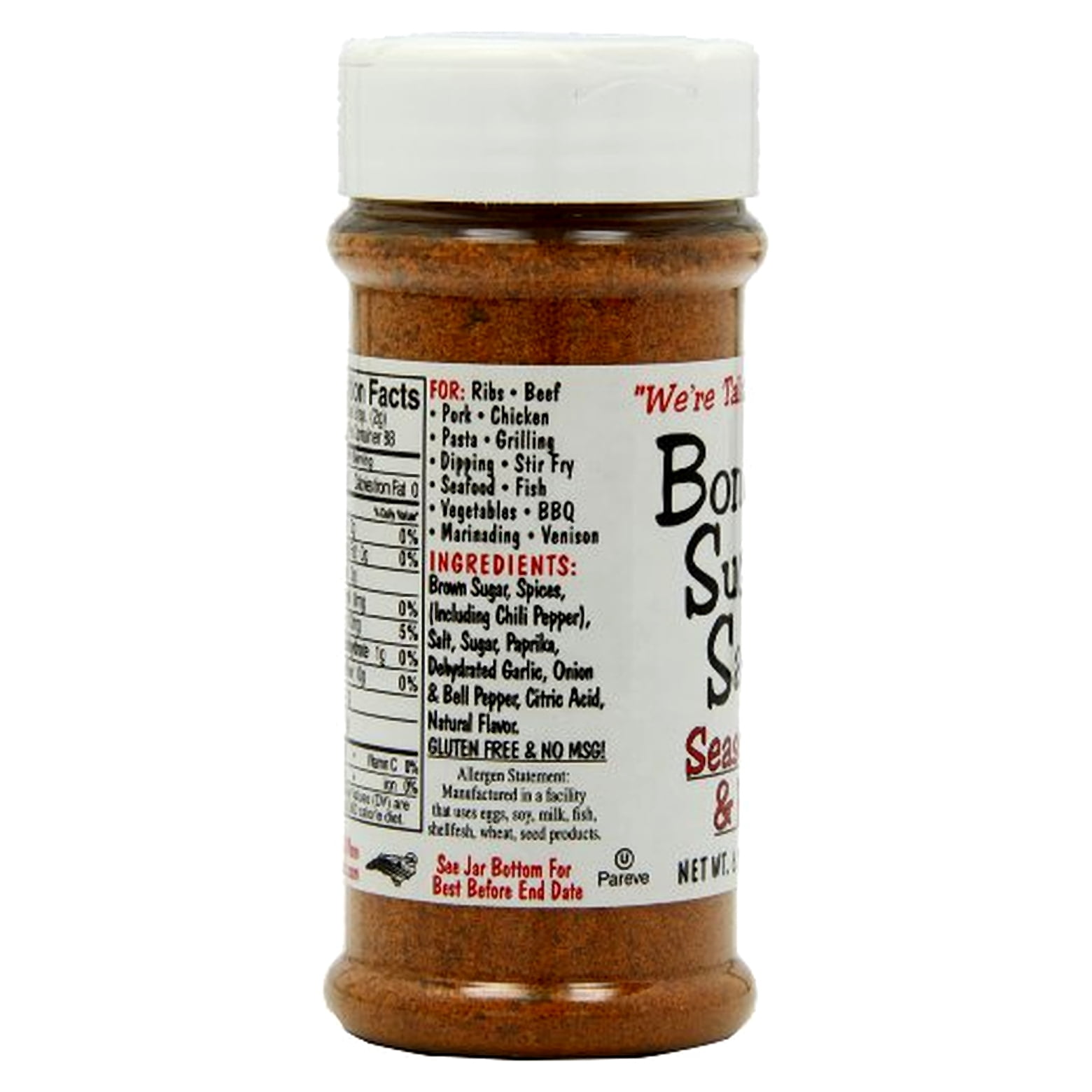 Bone Suckin Seasoning & Rub, Spices & Seasoning 5.8 oz