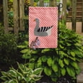 thumbnail image 2 of Carolines Treasures BB7893GF Pilgrim Goose Pink Check Garden Flag, 2 of 3