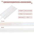 thumbnail image 2 of 0.5 Inch x 10 Yards Sequin Ribbon Trim Strip for Crafts Embellishments, Iridescent White, 2 of 7