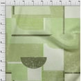 thumbnail image 4 of oneOone Viscose Chiffon Light Green Fabric Geometric Abstract Random Shapes Sewing Craft Projects Fabric Prints By Yard 42 Inch Wide, 4 of 4