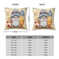 thumbnail image 2 of Honeii Hello Summer Cute Gnome Print Throw Pillow, Square Decorative Pillow Forms Soft Fluffy Plump Pillow Decorative Pillow Inserts,Couch Pillows-26"x26", 2 of 7