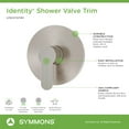 thumbnail image 4 of Symmons 6790MBTRM Identity Pressure Balanced Valve Trim Only - Black, 4 of 7