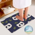 thumbnail image 4 of GZHJMY Bathroom Mat set of 3， Seamless Pattern with Cute Cartoon Panda 3 Pieces Bath Mats Set for Bathroom, Vintage Style Non-Slip Washable Cover Floor Rug Decorations for Kitchen Bathroom Bedroom, 4 of 6