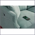 thumbnail image 4 of Stylish 3-Seater Living Room Sofa with Waterproof Polyester Fabric, USB Ports | Fabric | Polyester | Cushion Back, 4 of 8