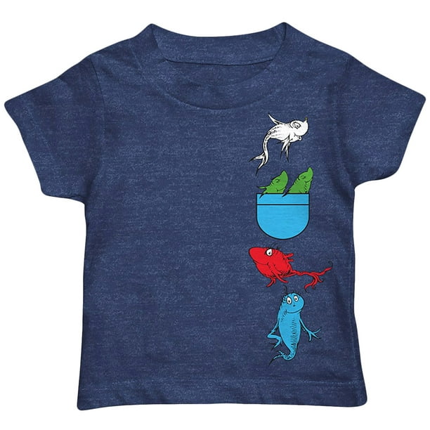 Dr Seuss Dr Seuss One Fish Two Fish Licensed Character Little Kids 2t 5t T Shirt 5t Walmart Com Walmart Com