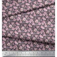 thumbnail image 2 of Soimoi Cotton Poplin Fabric Flower Artistic Print Fabric by The Yard 42 Inch Wide, 2 of 3