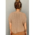 thumbnail image 3 of FOLUNSI French Beige Knit Sweater - Effortless Fit for Any Occasion!, 3 of 8