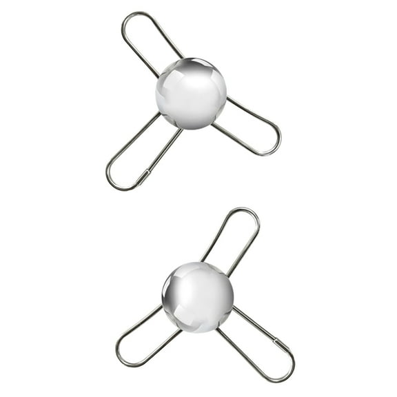 2 Pack Stainless Steel Ball Coffee Drink Cooler Tool Reusable Coffee Ice Ball with Stand