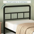 thumbnail image 5 of Lutown-Teen 14 inch Twin Bed Frame with Headboard and Footboard, Twin Metal Bed Frame with Steel Slat Support, No Box Spring Needed, Easy Assembly, Black, 5 of 5