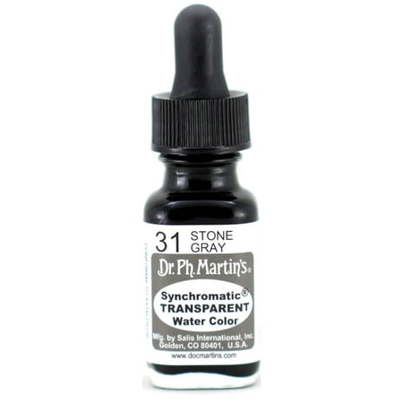 UPC: 0090385431506 | Dr. Ph. Martin s Synchromatic Transparent Water Color  0.5 oz  Stone Gray (31)