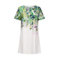 thumbnail image 4 of Vestido informal de manga corta con estampado de temperamento informal con cuello redondo para mujer Wmkox8yi  FGJ1837, 4 of 8