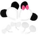 thumbnail image 5 of KAKOWELY 2 juegos de accesorios para cosplay de panda, diademas con orejas de panda, colas y pajaritas para cosplay de panda, 5 of 5
