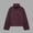Red, variant on XPMWRP Women's Cropped Stand Collar Wool Blend Coat Asymmetric Button Casual Fall Short Outer Jacket Red S