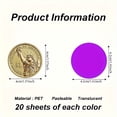 thumbnail image 5 of Lavish Cover 320PCS Translucent Round Pet Sticky Notes, 16 Colors 4.2cm Waterproof Removable Page Markers for Books, Journals & Office Supplies, 5 of 9
