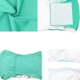 thumbnail image 4 of Pañales para perros machos, reutilizables, absorbentes, para perros machos, bandas para el vientre, lavables, banda absorbente para el vientre (L, 2 unidades de color verde), 4 of 5
