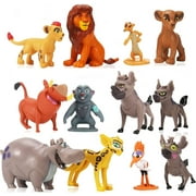 12 Lion King toys, 1-2.3 inch action figures, are ideal for holiday decorations, collections and children's gifts