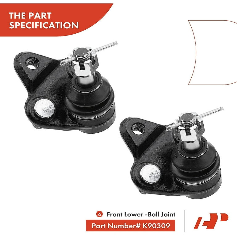 A-Premium 2-Pack Front Lower Ball Joints For Toyota Corolla 1993-1995 & Geo Prizm 1993-1995